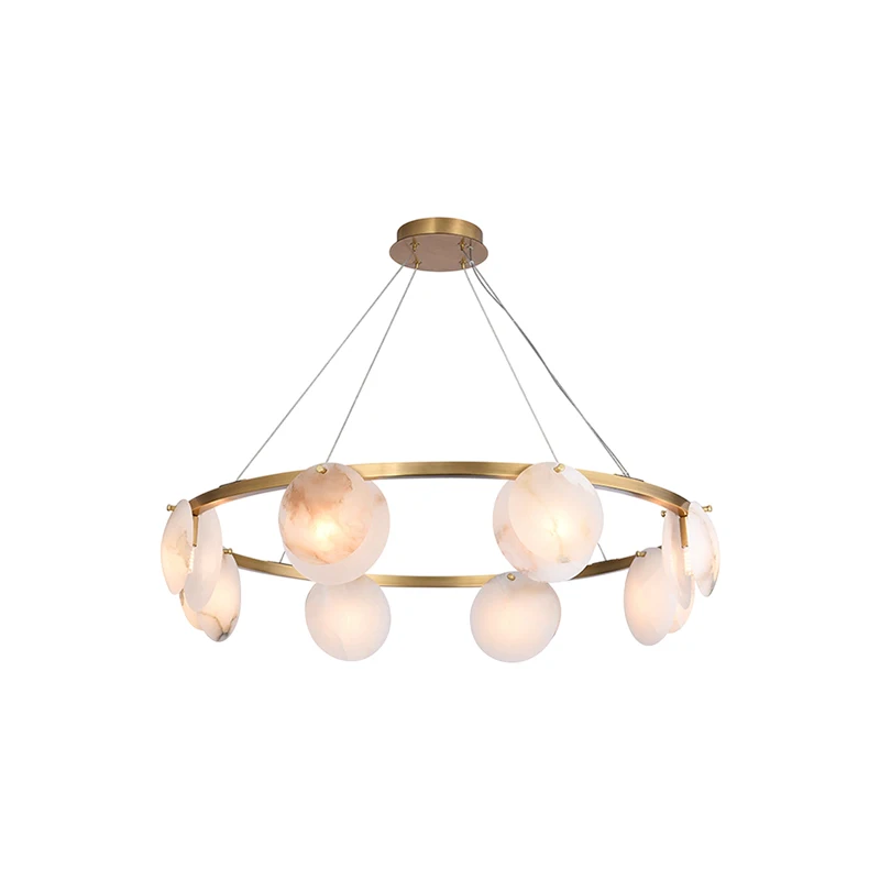 Upgrade Your Home With Our Exquisite LED Alabaster Chandelier Crafted From Natural Marble Stone Dimming Function Gold Chrome
Upgrade Your Home With Our Exquisite LED Alabaster Chandelier Crafted From Natural Marble Stone Dimming Function Gold Chrome