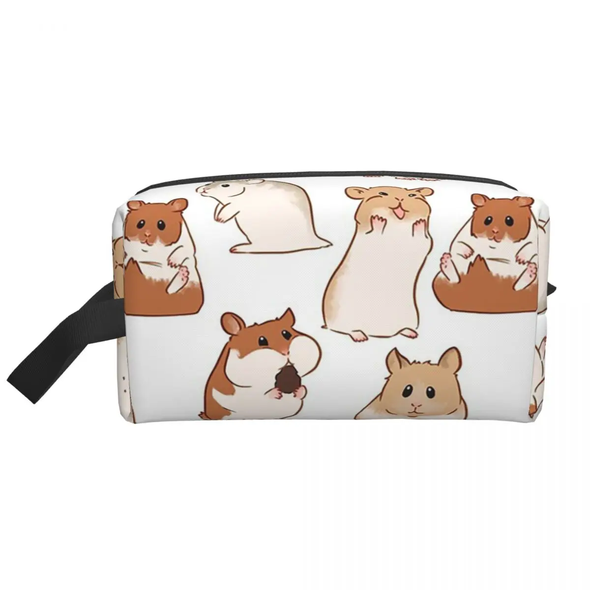 Женские косметички с милым рисунком хомяка, дорожный органайзер для макияжа, сумка для хранения туалетных принадлежностей, коробка для хранения, пенал
Женские косметички с милым рисунком хомяка, дорожный органайзер для макияжа, сумка для хранения туалетных принадлежностей, коробка для хранения, пенал