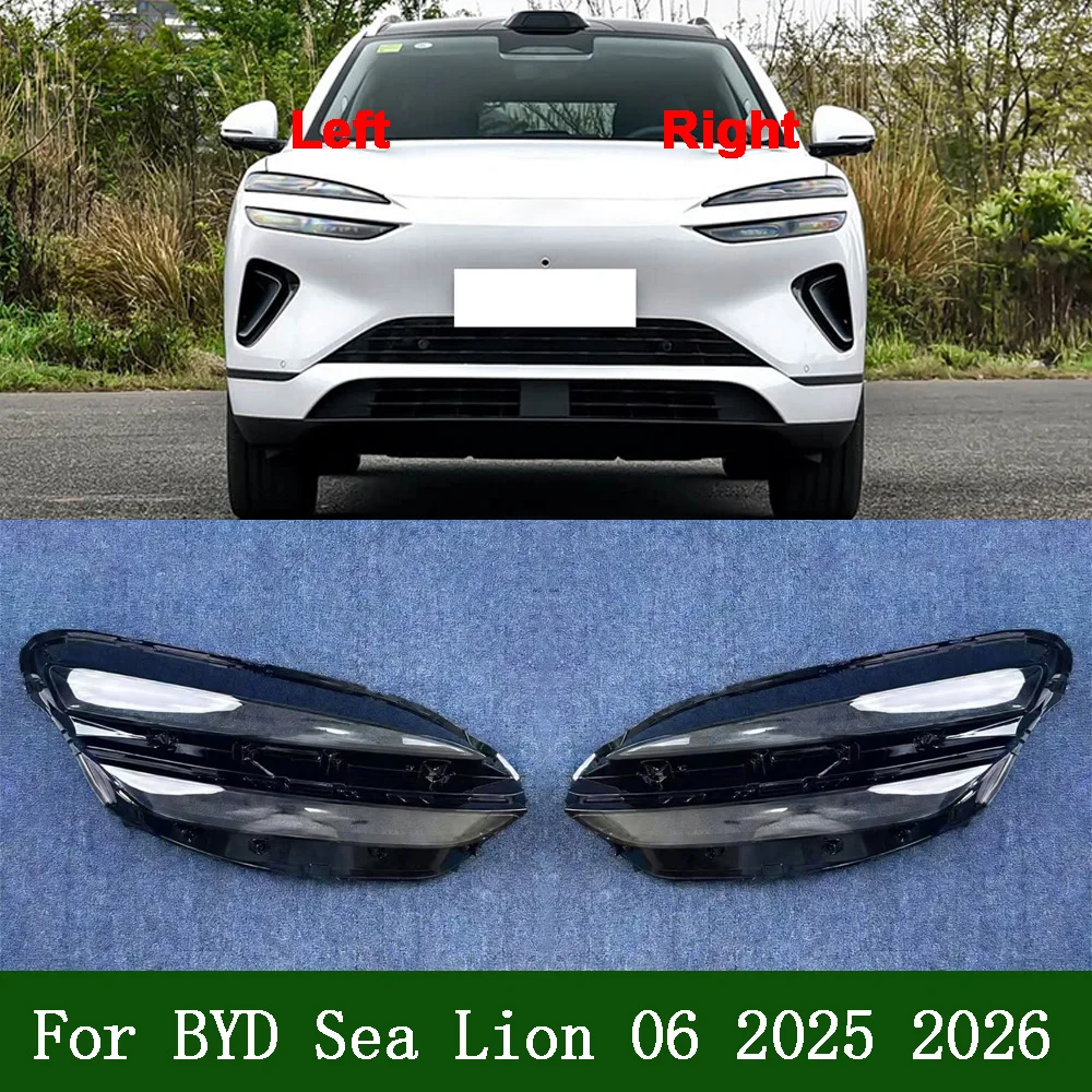 Headlights Shell Transparent Lampshdade Headlamp Cover Lamp Shade Plexiglass Replace Original Lens For BYD 2025 2026 Sea Lion 06
Headlights Shell Transparent Lampshdade Headlamp Cover Lamp Shade Plexiglass Replace Original Lens For BYD 2025 2026 Sea Lion 06