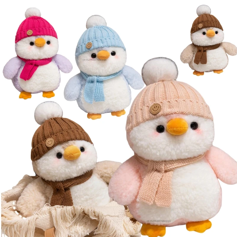 Hot Sale Cute Stuffed Animal Scarf Hat Penguin Soft Plush Doll Fluffy Toys Christmas Birthday Gifts Party Home Decor for Girls
Hot Sale Cute Stuffed Animal Scarf Hat Penguin Soft Plush Doll Fluffy Toys Christmas Birthday Gifts Party Home Decor for Girls