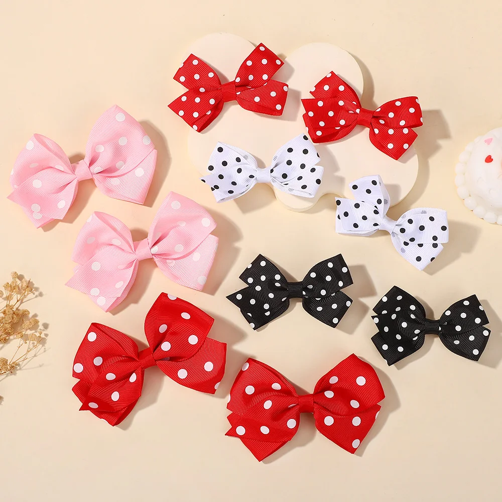 20PCS Random Color Baby Girls Dot Kids Bows Hair Clips Set for Children Grosgrain Ribbon Elastic Hair Ties Hair Accessories
20PCS Random Color Baby Girls Dot Kids Bows Hair Clips Set for Children Grosgrain Ribbon Elastic Hair Ties Hair Accessories