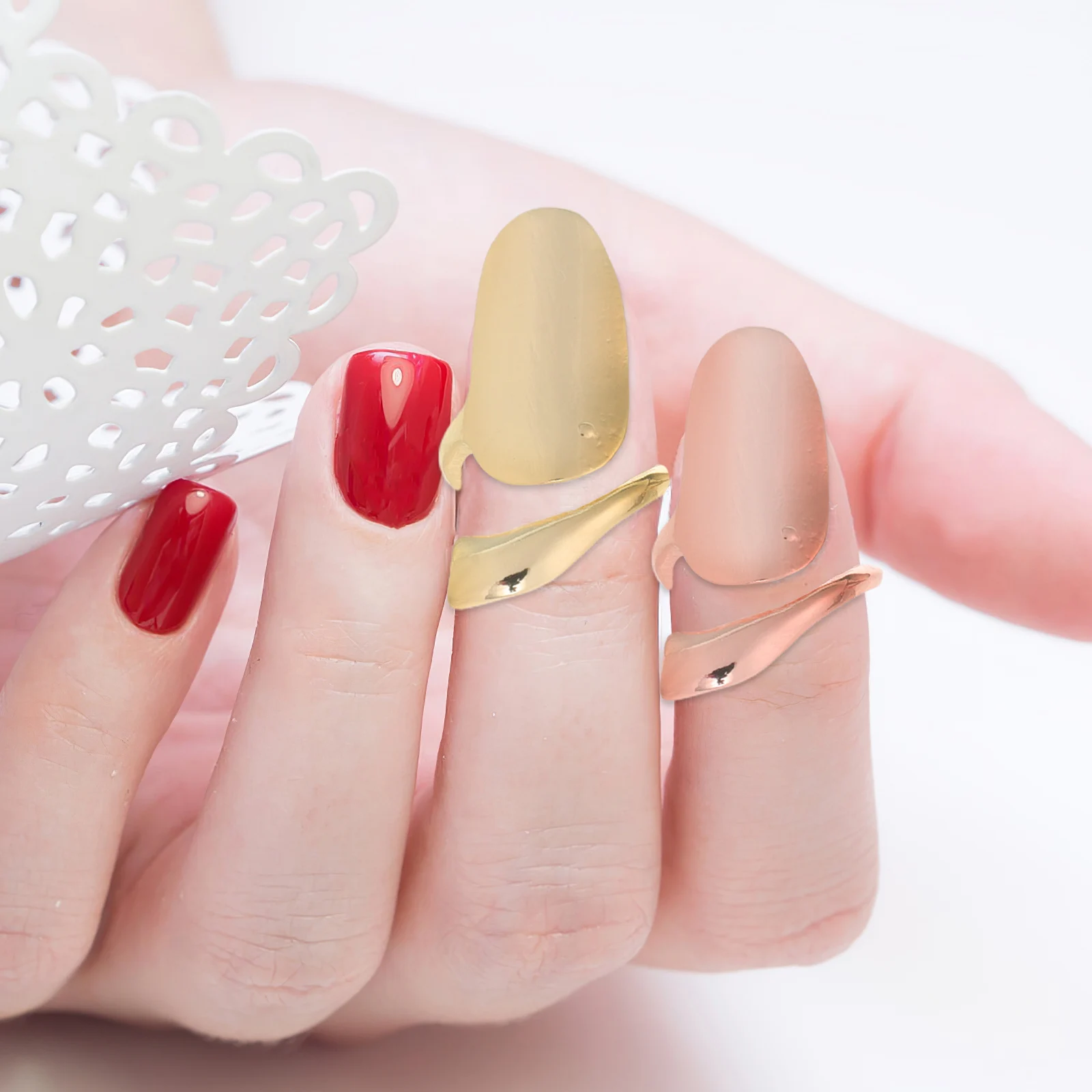 3pcs Nail Rings Alloy Charm Fingertip Claw Rings Women Halloween Fake Nails Punk Jewelry Long Design Manicure Accessories
3pcs Nail Rings Alloy Charm Fingertip Claw Rings Women Halloween Fake Nails Punk Jewelry Long Design Manicure Accessories
