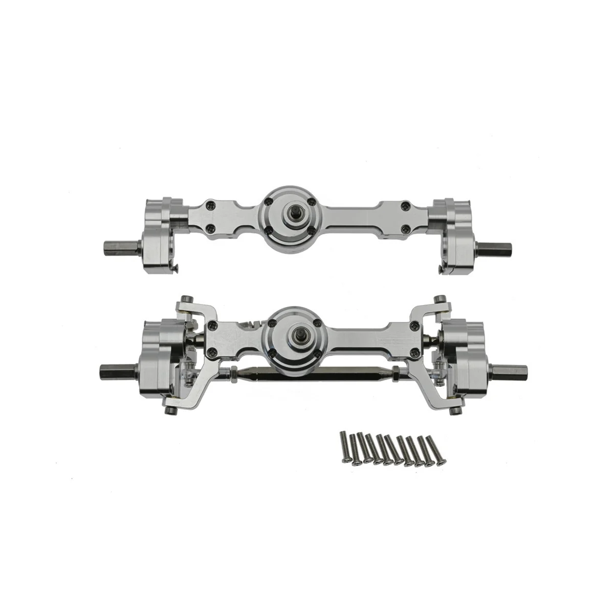 For MN 90 99S Four-Wheel Drive Metal Front and Back Door Bridge DIY Refit Parts,Silver
For MN 90 99S Four-Wheel Drive Metal Front and Back Door Bridge DIY Refit Parts,Silver