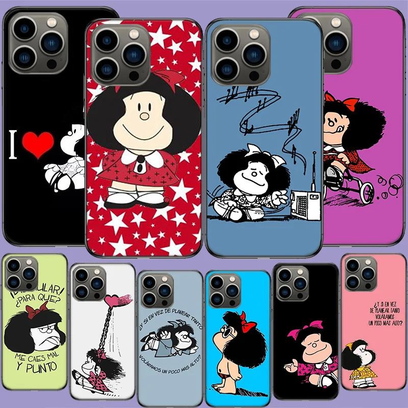 Мультяшный чехол Mafalda для телефона Iphone 15 14 13 Pro Max 12 Mini 11 Pro XR X XS Max 6 6S 7 8 Plus 5 SE 2020, милые Чехлы Shel
Мультяшный чехол Mafalda для телефона Iphone 15 14 13 Pro Max 12 Mini 11 Pro XR X XS Max 6 6S 7 8 Plus 5 SE 2020, милые Чехлы Shel