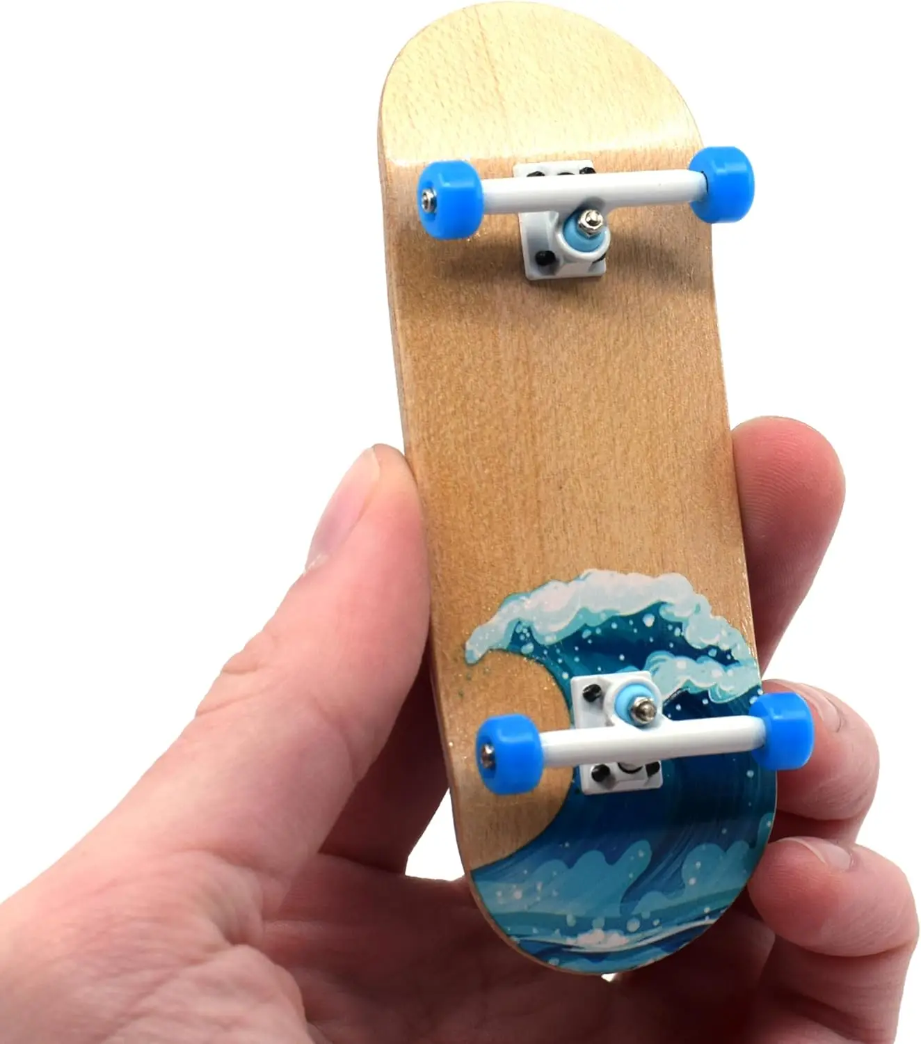 Complete Fingerboard Waves Edition - Premium Heat Transfer Graphic, Pro Shape, Bearing Wheels, Pro Trucks, 61A Bushings - 34mm x 97mm Deck
Complete Fingerboard Waves Edition - Premium Heat Transfer Graphic, Pro Shape, Bearing Wheels, Pro Trucks, 61A Bushings - 34mm x 97mm Deck