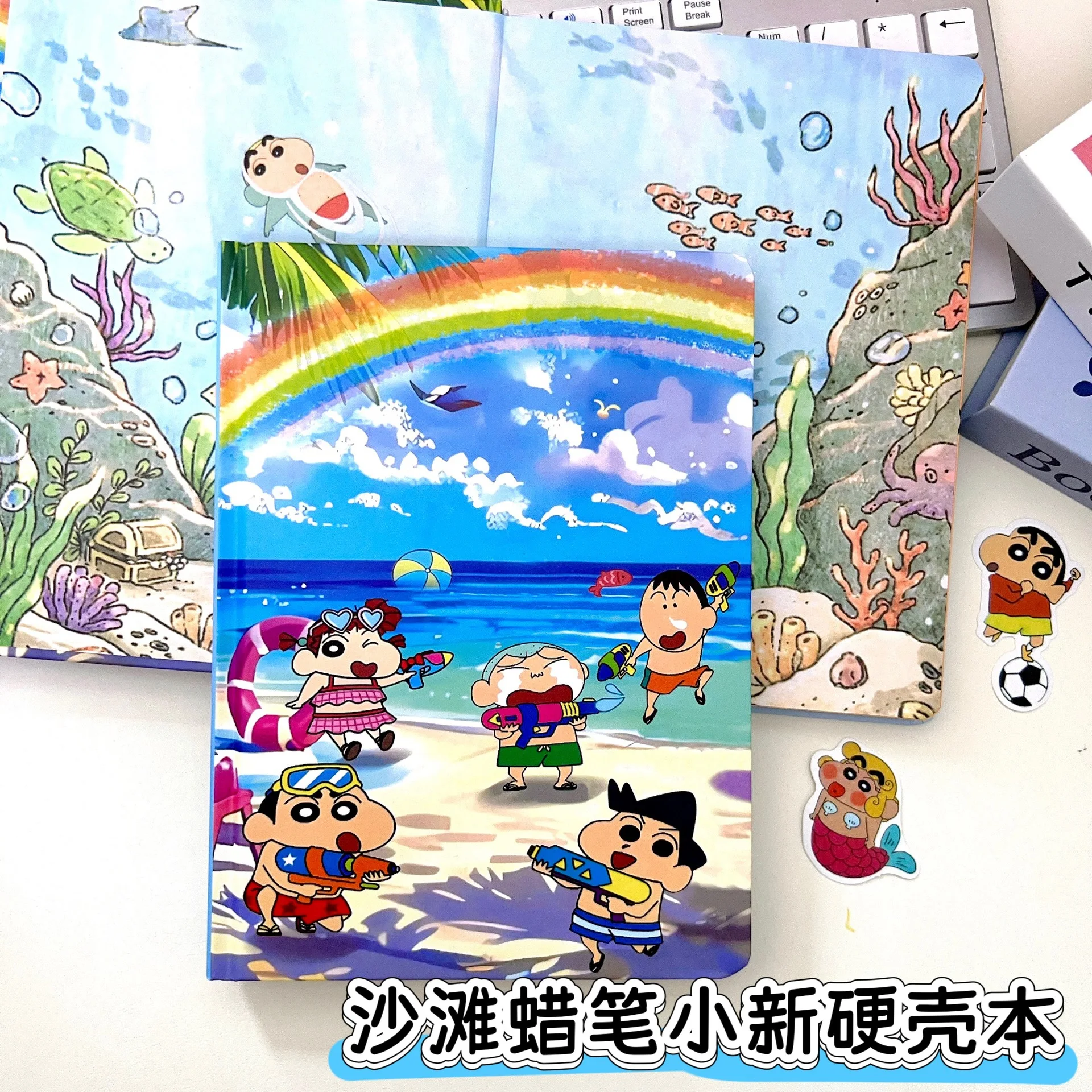 New Crayon Shin chan Notebook Cartoon A5 Color Pages Hardshell Cartoon Anime Printing Hand drawn Ledger Notebook Girl Gift
New Crayon Shin chan Notebook Cartoon A5 Color Pages Hardshell Cartoon Anime Printing Hand drawn Ledger Notebook Girl Gift