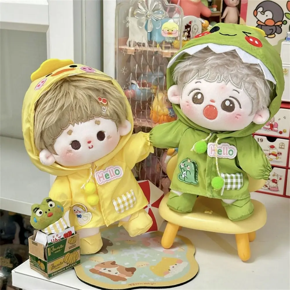 Lovely Star Cotton Doll Clothes Dinosaur Pattern Onesuit Handmade DIY Dolls Outdoor Raincoat Dress Children Pretend Play Toys
Lovely Star Cotton Doll Clothes Dinosaur Pattern Onesuit Handmade DIY Dolls Outdoor Raincoat Dress Children Pretend Play Toys