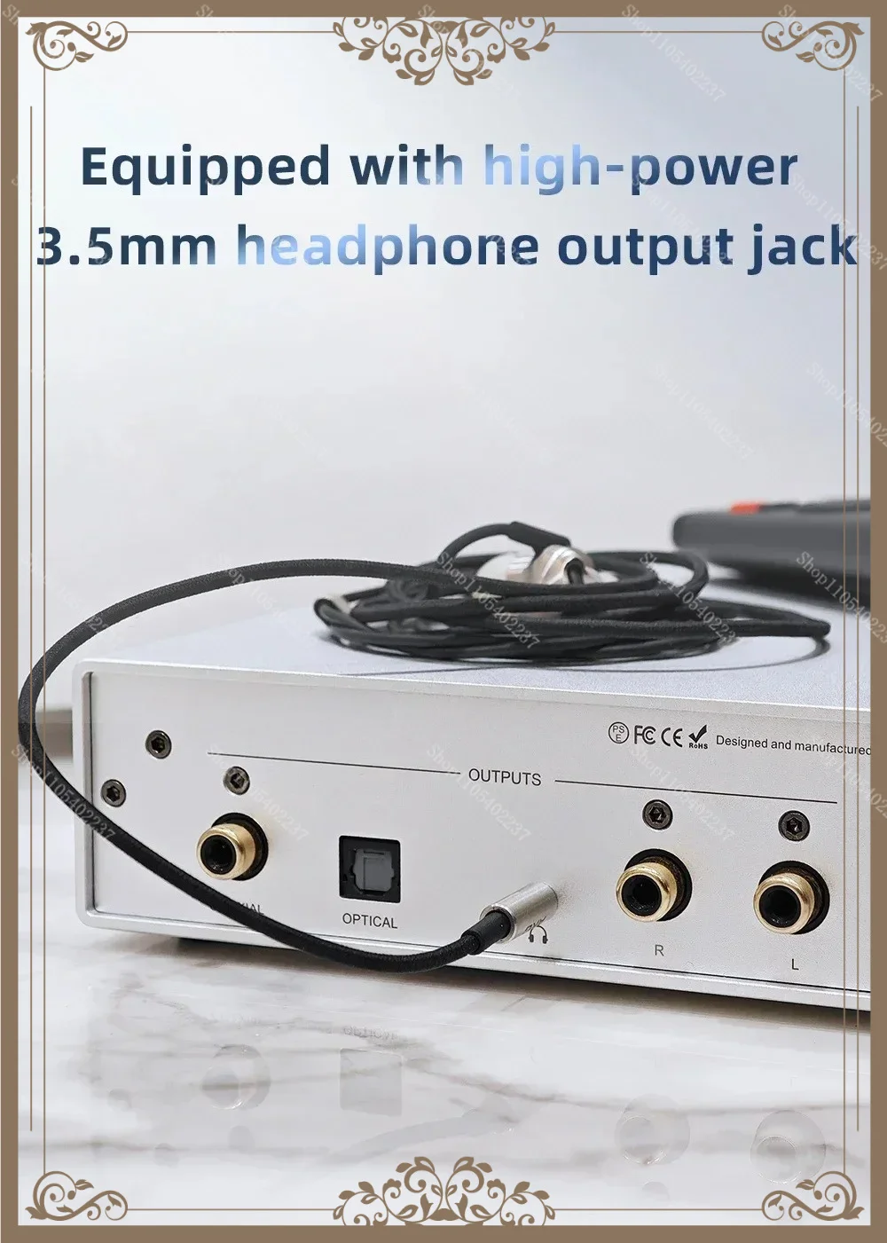 CS43131 Portable CD Player with Remote Optical Coaxial Output 3.5mm Headphone 60mW
CS43131 Portable CD Player with Remote Optical Coaxial Output 3.5mm Headphone 60mW