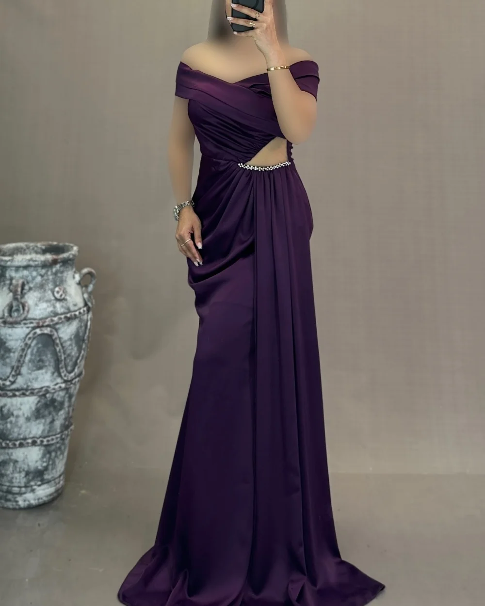Customized Fashion Sexy Rhinestone Draped Pleat Mermaid Off-the-shoulder Long Dresses Bespoke Occasion Dresses Sizes Available
Customized Fashion Sexy Rhinestone Draped Pleat Mermaid Off-the-shoulder Long Dresses Bespoke Occasion Dresses Sizes Available