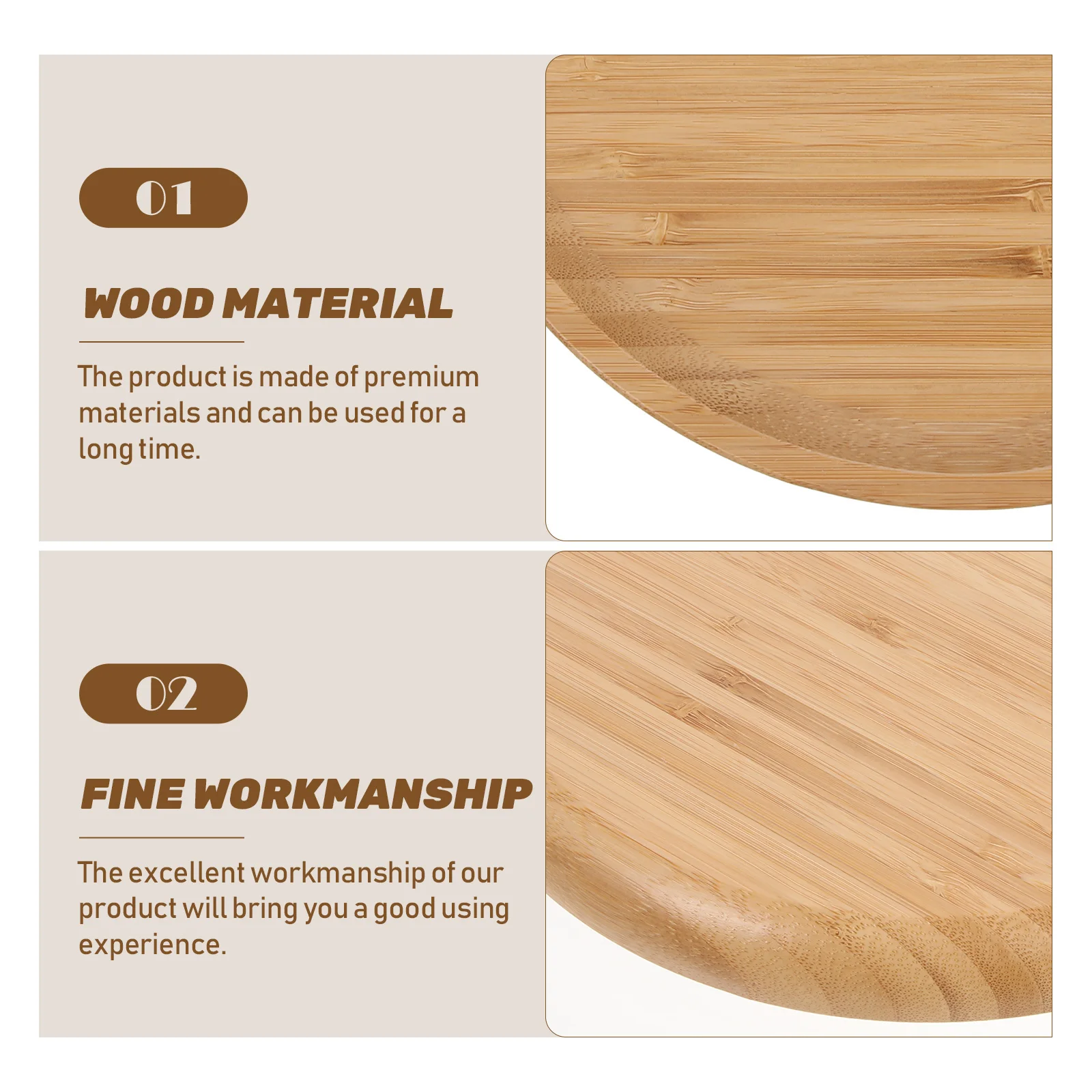 Natural Wooden Round Food Serving Tray Practical for Dessert Cake Fruit Cheese Pastry Snacks Suitable for Parties Weddings
Natural Wooden Round Food Serving Tray Practical for Dessert Cake Fruit Cheese Pastry Snacks Suitable for Parties Weddings