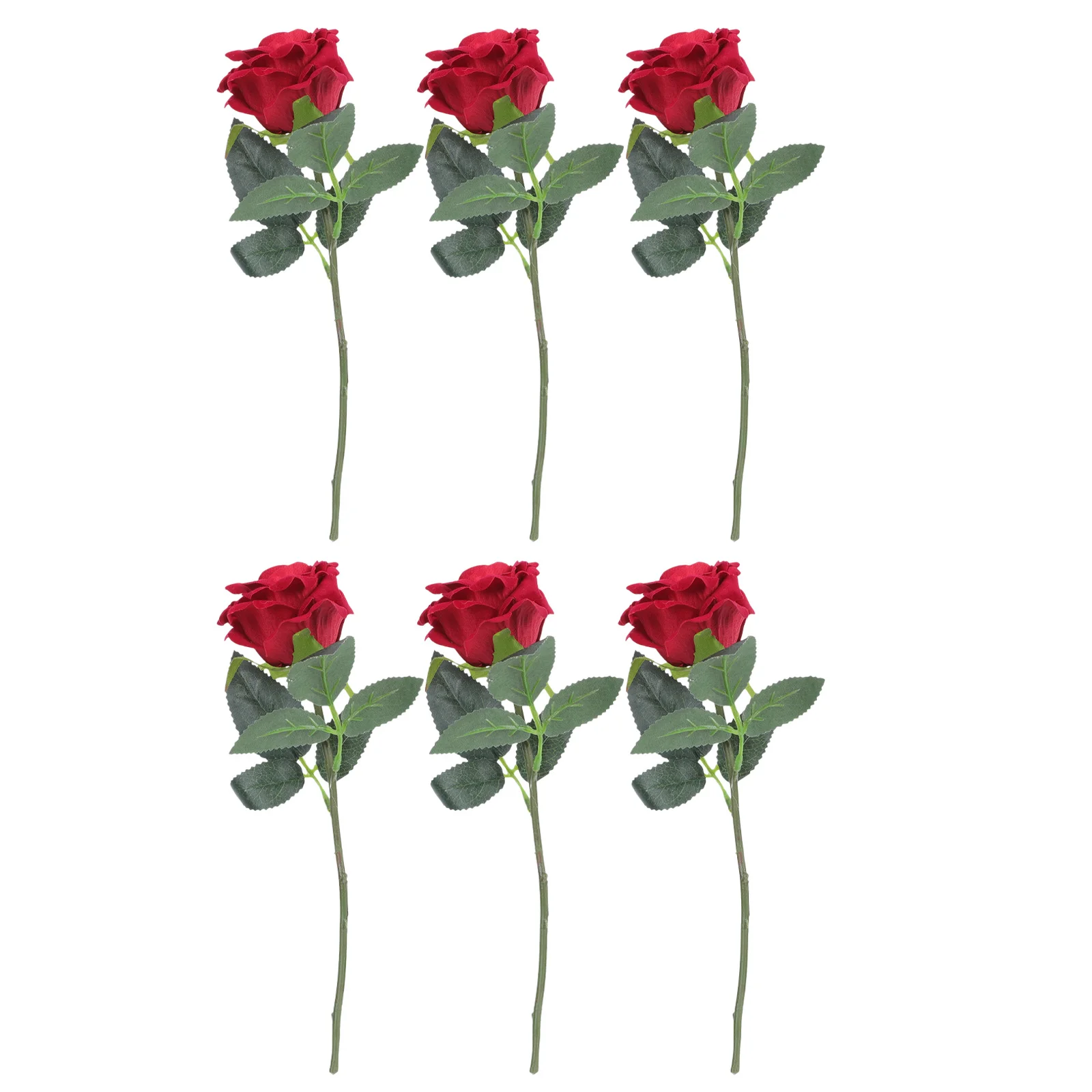 6pcs Realistic Artificial Red Color Transition Texture Home Office Decor Wedding Festival Arrangement
6pcs Realistic Artificial Red Color Transition Texture Home Office Decor Wedding Festival Arrangement
