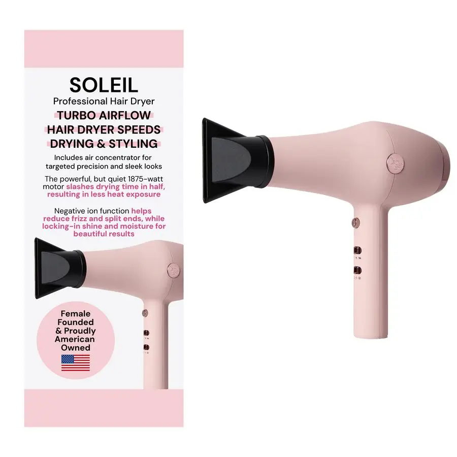 HAIR Soleil Профессиональный фен 3 настройки нагрева усилителя 2 настройки воздушного потока Cool Shot Locksin Стиль Профессиональная длина шнура Лучший
HAIR Soleil Профессиональный фен 3 настройки нагрева усилителя 2 настройки воздушного потока Cool Shot Locksin Стиль Профессиональная длина шнура Лучший