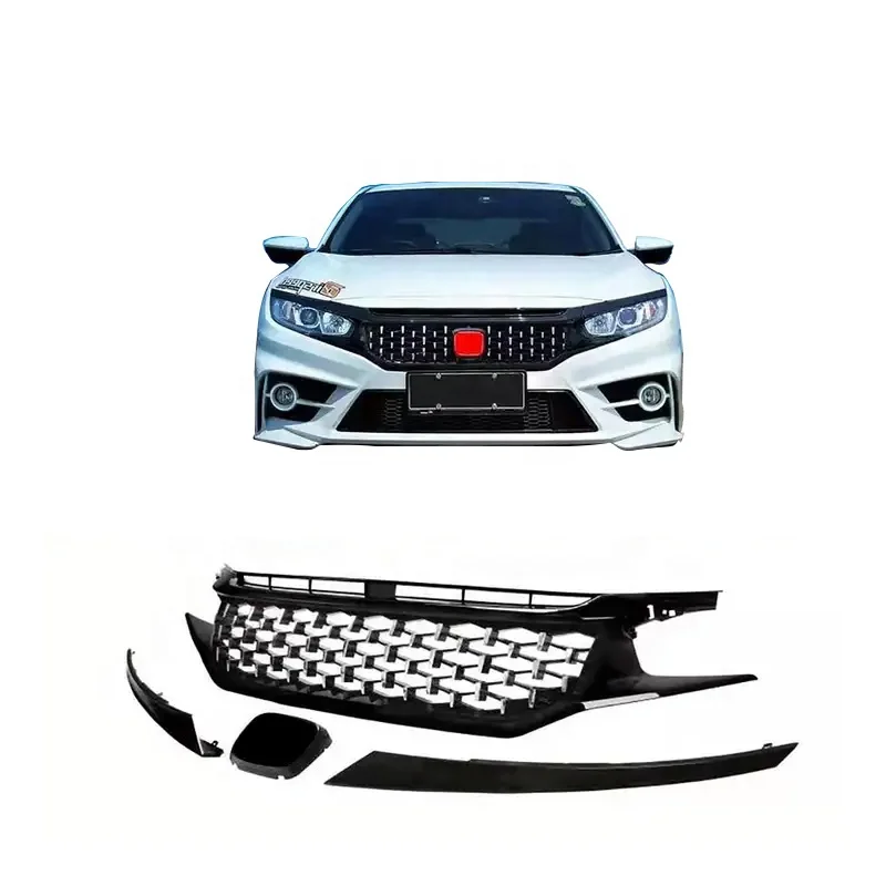 Factory Direct Front Bumper Diamond Grille Meteor Style for HONDA CIVIC 2016-2020
Factory Direct Front Bumper Diamond Grille Meteor Style for HONDA CIVIC 2016-2020
