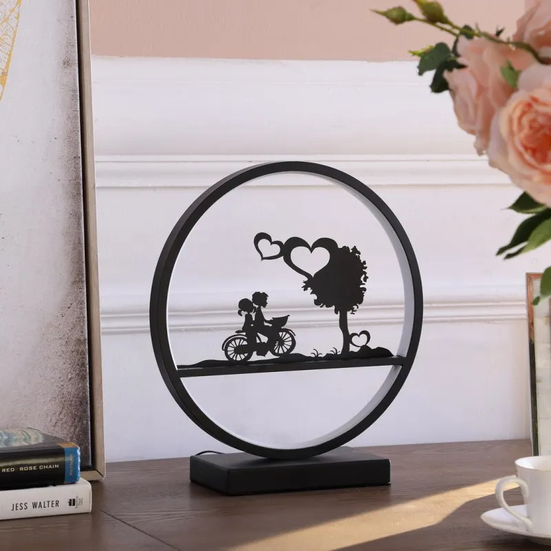 13-Inch Girl and Boy on Bicycle LED Accent Table Lamp
13-Inch Girl and Boy on Bicycle LED Accent Table Lamp