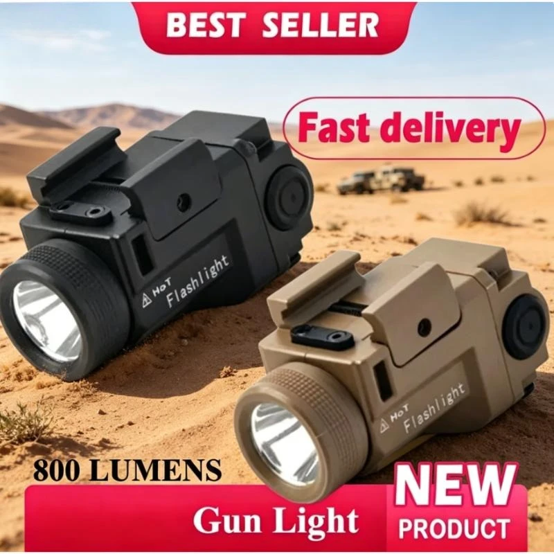 Durable Metal LED Torch 800 Lumen Strong Strobe Light Universal 20mm Picatinny Rail Sport Accessory
Durable Metal LED Torch 800 Lumen Strong Strobe Light Universal 20mm Picatinny Rail Sport Accessory