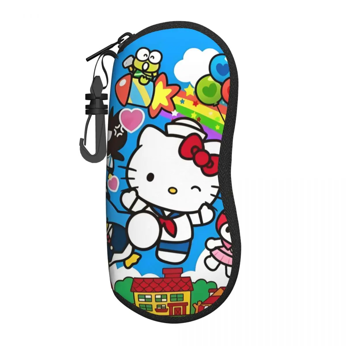 Чехол для очков Hello Kitty Friends, унисекс, коробка для хранения очков на молнии с принтом, чехол для ультра-контактов для глаз
Чехол для очков Hello Kitty Friends, унисекс, коробка для хранения очков на молнии с принтом, чехол для ультра-контактов для глаз