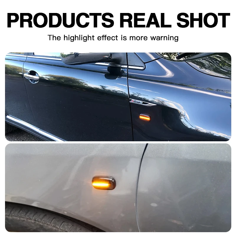 2PCS Dynamic flashing LED Side Marker Indicator Light Turn Signal Fender Lamp 12V For Toyota Land Cruiser 70 80 100 Series HILUX
2PCS Dynamic flashing LED Side Marker Indicator Light Turn Signal Fender Lamp 12V For Toyota Land Cruiser 70 80 100 Series HILUX