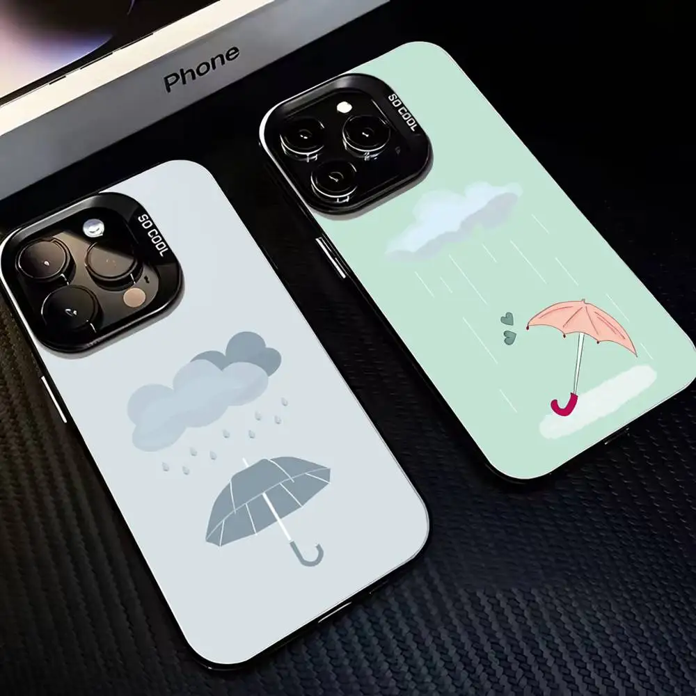 Umbrella Cute Phone Case For iPhone17,16,15,14,13,12,11 Plus,Pro Max Black Matte Shockproof Cover 
Umbrella Cute Phone Case For iPhone17,16,15,14,13,12,11 Plus,Pro Max Black Matte Shockproof Cover