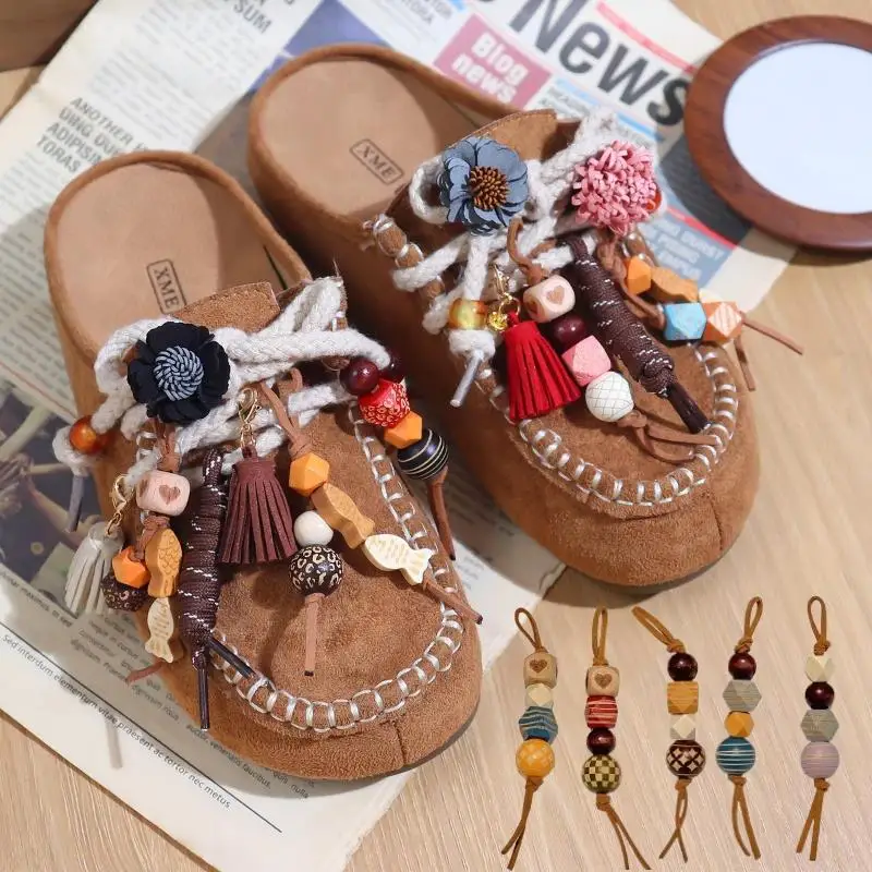 Wooden Bead Shoe Buckle New Shoelaces Charms For Sneakers DIY Detachable Shoes Decorations Colorful Pendants Keychains
Wooden Bead Shoe Buckle New Shoelaces Charms For Sneakers DIY Detachable Shoes Decorations Colorful Pendants Keychains