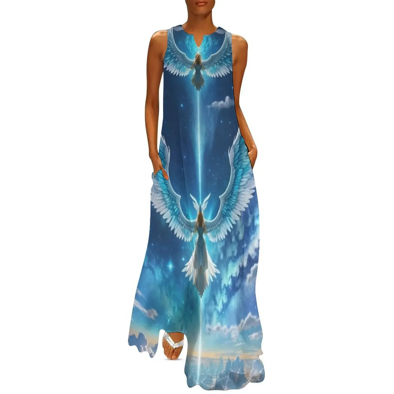 Wings of Destiny Long Dress summer women's dress 2025 Women's summer long dress african dresses for woman Woman clothing
Wings of Destiny Long Dress summer women's dress 2025 Women's summer long dress african dresses for woman Woman clothing