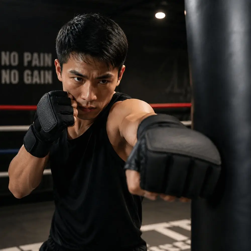 Snug Fit Polyester Boxing Gloves Adjust Strap Wrist Support Sparring Mitt Shock Absorb Breath Liner Fight Hand Wrap Sanda
Snug Fit Polyester Boxing Gloves Adjust Strap Wrist Support Sparring Mitt Shock Absorb Breath Liner Fight Hand Wrap Sanda