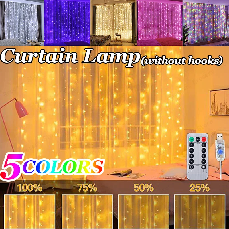 8 Modes Remote Control Solar Curtain String Lights Outdoor Indoor Waterproof Fairy Lights for Holiday Wedding Home Decoration
8 Modes Remote Control Solar Curtain String Lights Outdoor Indoor Waterproof Fairy Lights for Holiday Wedding Home Decoration