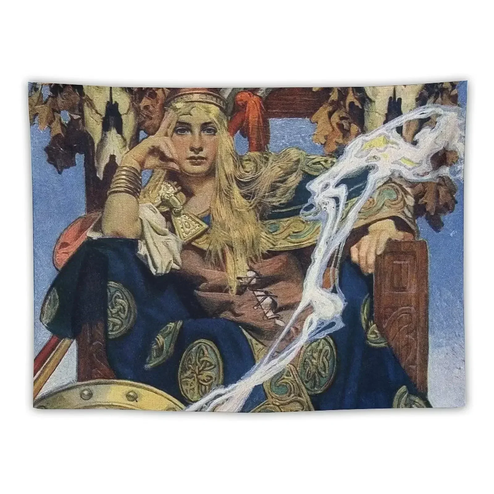 Queen Maeve - J.C. Leyendecker Tapestry Room Decor Aesthetic Room Decoration Korean Style Tapestry
Queen Maeve - J.C. Leyendecker Tapestry Room Decor Aesthetic Room Decoration Korean Style Tapestry