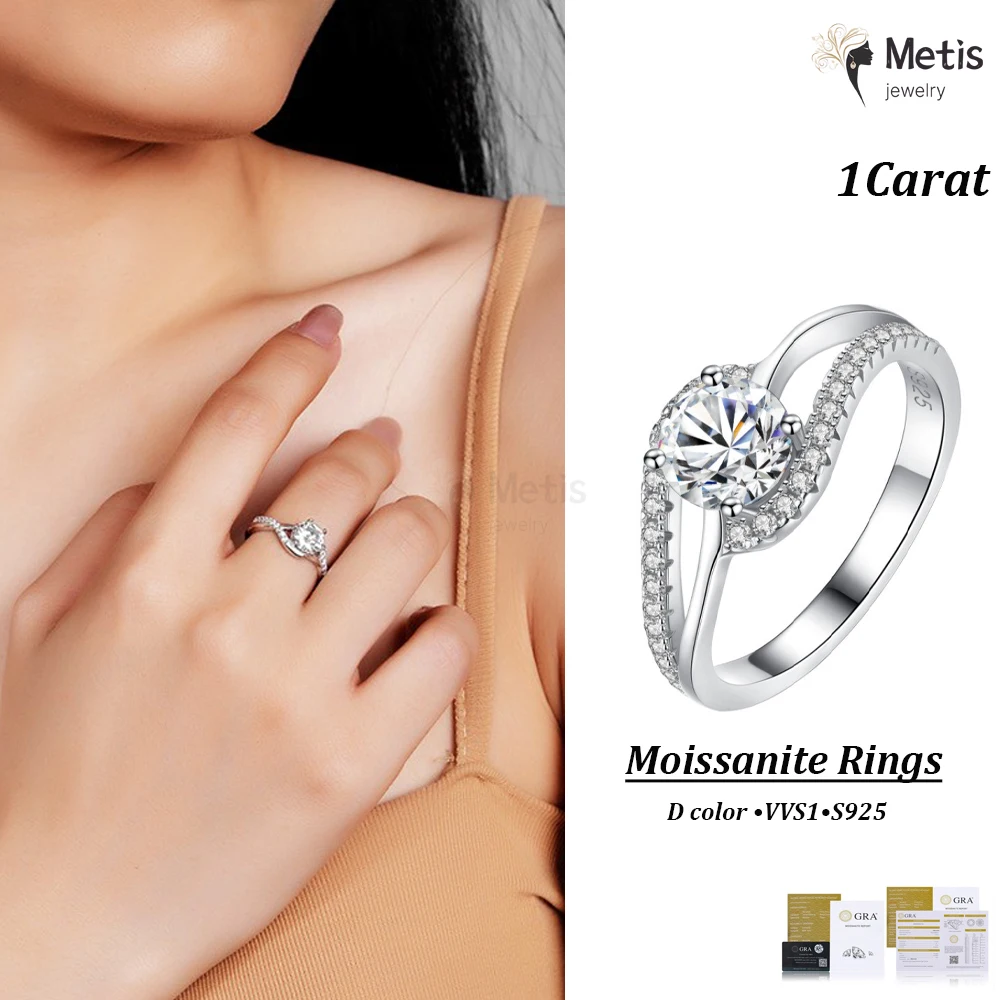 Moissanite Ring Real 925 Sterling Silver Simple Sparkling Shiny Oval Stone Ring For Women Engagement Wedding Luxury Fine Jewelry
Moissanite Ring Real 925 Sterling Silver Simple Sparkling Shiny Oval Stone Ring For Women Engagement Wedding Luxury Fine Jewelry
