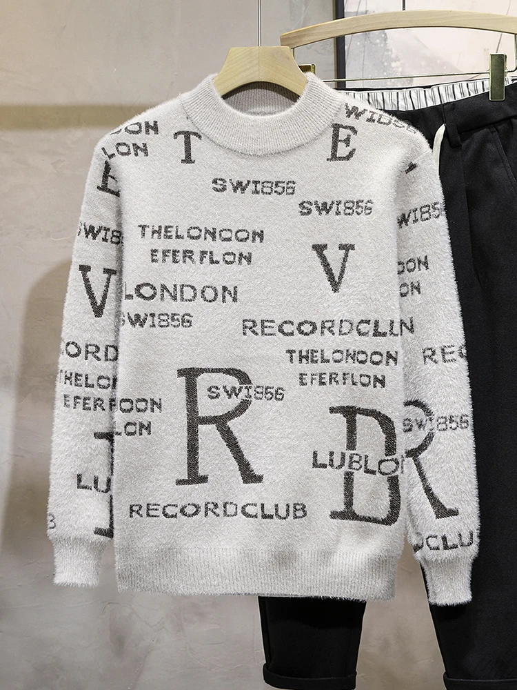 Модный мужской вязаный свитер с высоким воротником, теплый, осень-зима 2023, новая модная мужская одежда, облегающий, длинный рукав...
Модный мужской вязаный свитер с высоким воротником, теплый, осень-зима 2023, новая модная мужская одежда, облегающий, длинный рукав...