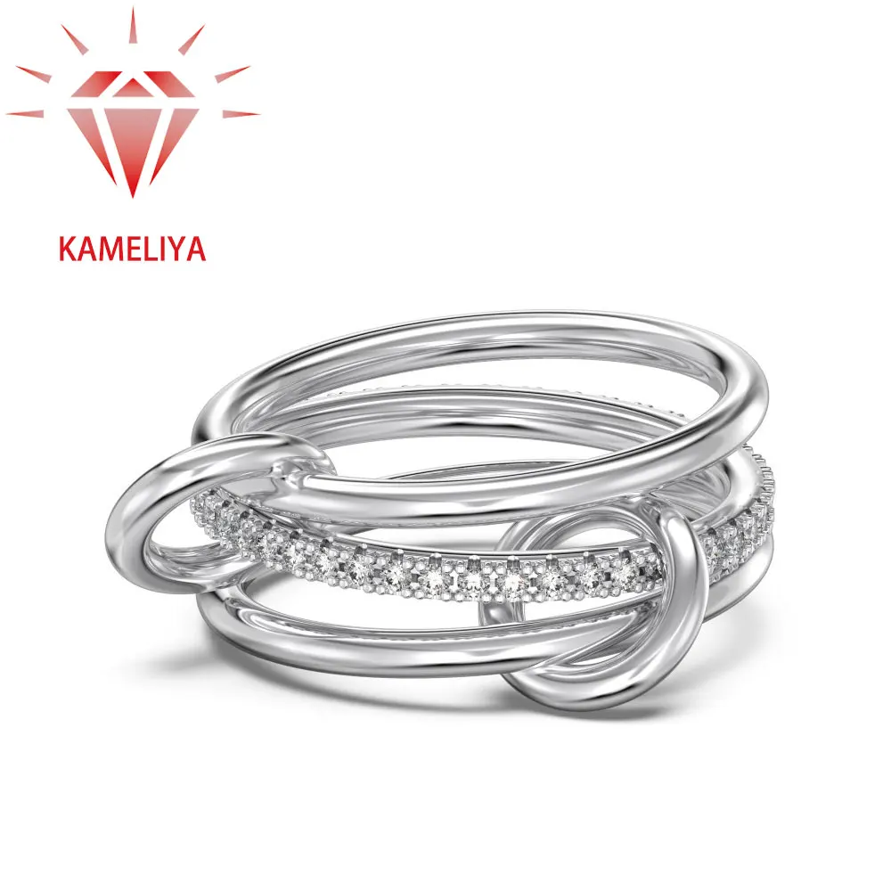 KAMELIYA 3 кольца Connect Design обручальное кольцо для женщин 18 К позолоченное кольцо из стерлингового серебра 925 пробы с цирконом вечерние модные ювелирные изделия подарок
KAMELIYA 3 кольца Connect Design обручальное кольцо для женщин 18 К позолоченное кольцо из стерлингового серебра 925 пробы с цирконом вечерние модные ювелирные изделия подарок