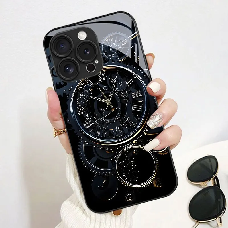Mechanical Gear Watch Pattern Phone Case Compatible with iPhone 17/16/16ProMax/15/14/13/12ProMax/11/11Pro Anti-drop protection
Mechanical Gear Watch Pattern Phone Case Compatible with iPhone 17/16/16ProMax/15/14/13/12ProMax/11/11Pro Anti-drop protection
