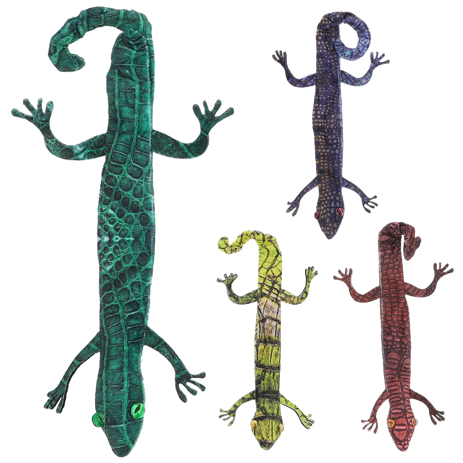 4 Pcs Animal Slap Bracelets Snap Kids Lizard Jewelry Reptile Party Favors Halloween Gifts Birthday Accessories Steel Polyester
4 Pcs Animal Slap Bracelets Snap Kids Lizard Jewelry Reptile Party Favors Halloween Gifts Birthday Accessories Steel Polyester