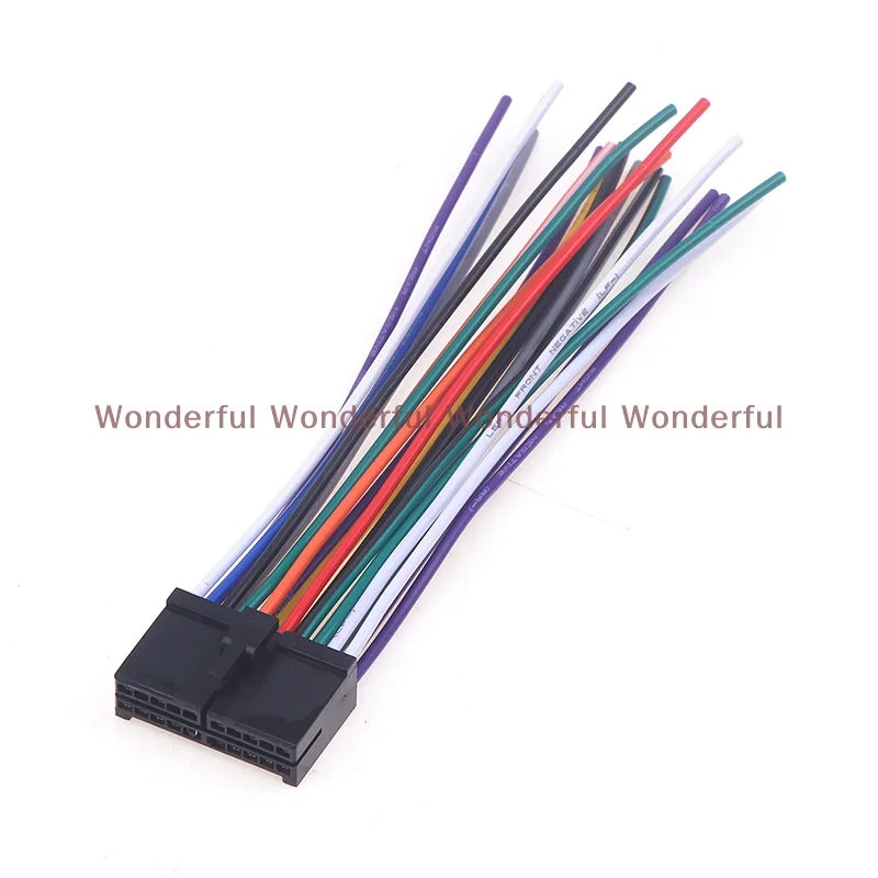 20pin Audio Wiring Adapter Cd Dvd Connector Cable T-plug Power Cord Modified Parts Car Radio Wire Harness
20pin Audio Wiring Adapter Cd Dvd Connector Cable T-plug Power Cord Modified Parts Car Radio Wire Harness