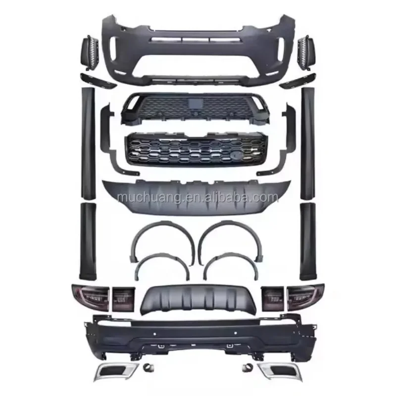 Upgrade 2020 New Model Body Kit for Discovery Sport 2013-2019 New val Front Rear Bumper Wheel Eyebrow Side Skirts
Upgrade 2020 New Model Body Kit for Discovery Sport 2013-2019 New val Front Rear Bumper Wheel Eyebrow Side Skirts