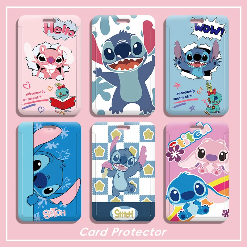 Disney Stitch Card Holder Cute Cartoon Anime Holder Card Holders Keychain Sleeves Bus Card Student Card Case Photo Protector
Disney Stitch Card Holder Cute Cartoon Anime Holder Card Holders Keychain Sleeves Bus Card Student Card Case Photo Protector