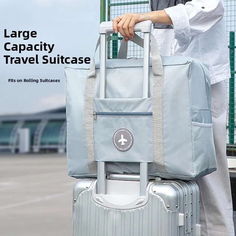 Вместительная складная дорожная сумка-органайзер из модной оксфордской ткани, молодежный чемодан без ручки для авиаперелетов
Вместительная складная дорожная сумка-органайзер из модной оксфордской ткани, молодежный чемодан без ручки для авиаперелетов