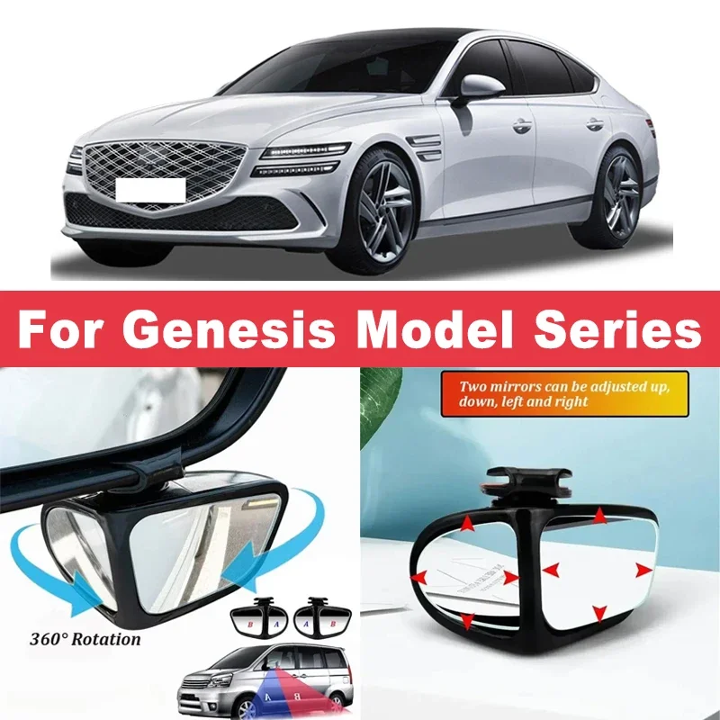 2Pcs 360° Adjustable Blind Spot Mirrors Convex Wide Angle Rearview For Genesis G70 G80 G90 GV60 GV70 GV80
2Pcs 360° Adjustable Blind Spot Mirrors Convex Wide Angle Rearview For Genesis G70 G80 G90 GV60 GV70 GV80