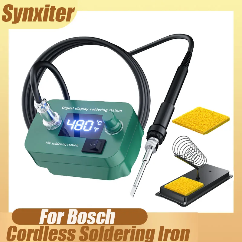 Cordless Electric Soldering lron For Bosch 18V Battery 60W PCB Welding Machine For DIY Plastic Repair Car Bumper Repair Tool
Cordless Electric Soldering lron For Bosch 18V Battery 60W PCB Welding Machine For DIY Plastic Repair Car Bumper Repair Tool