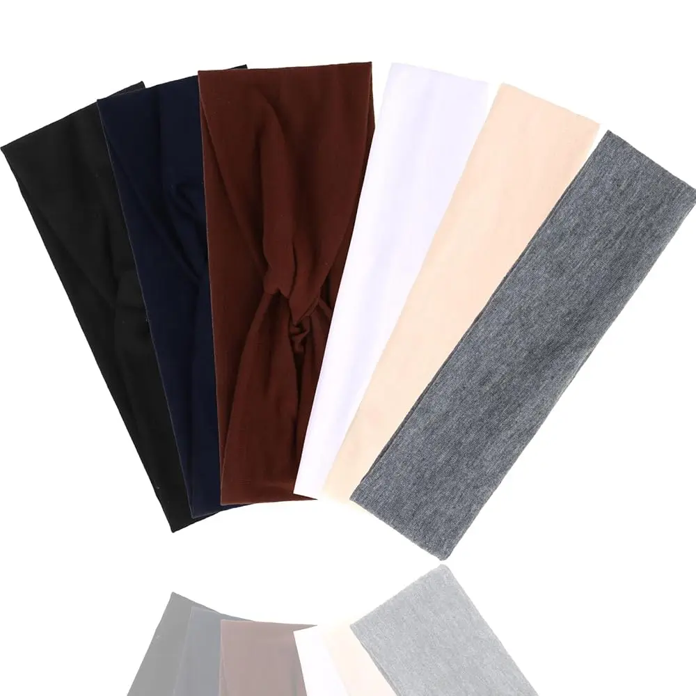 6 Pack Sport Headbands for Women, Stretchy Knotted Headbands Hair Bands Hair Warp for Yoga Running Sports Daily - Soft Fabri
6 Pack Sport Headbands for Women, Stretchy Knotted Headbands Hair Bands Hair Warp for Yoga Running Sports Daily - Soft Fabri