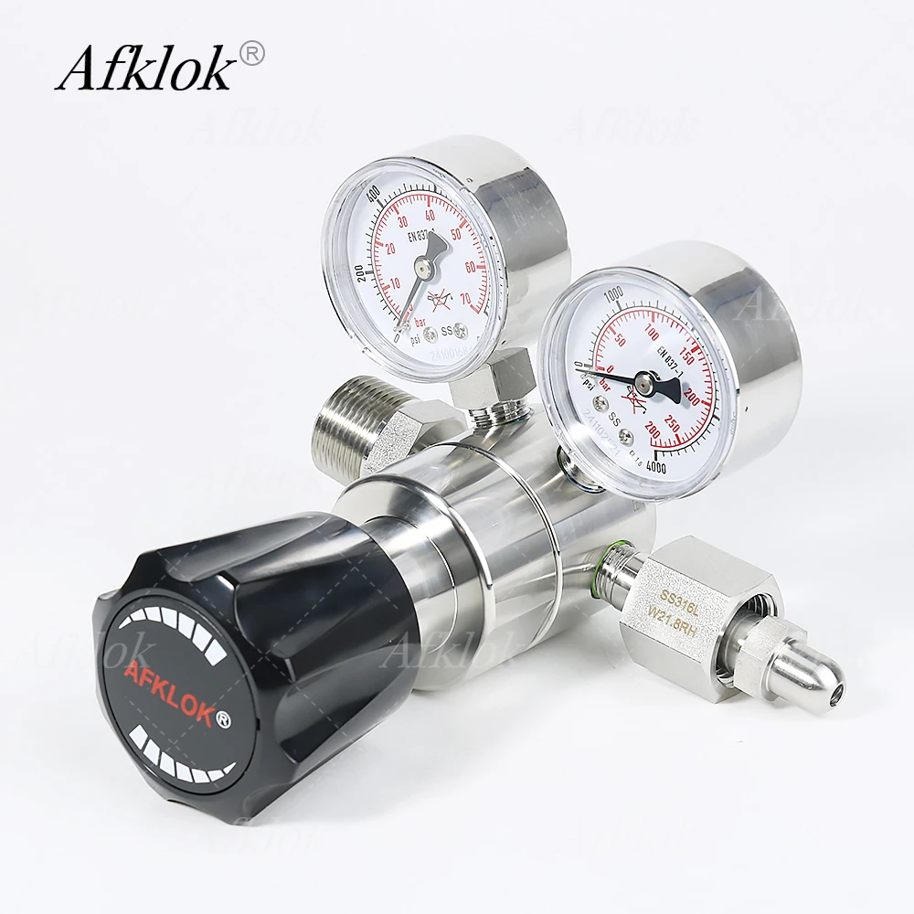 6000 psi Outlet 3000 psi High Pressure Gas Regulator Hydrogen Pressure Regulator with Two Meters for Industrial Laboratories
6000 psi Outlet 3000 psi High Pressure Gas Regulator Hydrogen Pressure Regulator with Two Meters for Industrial Laboratories