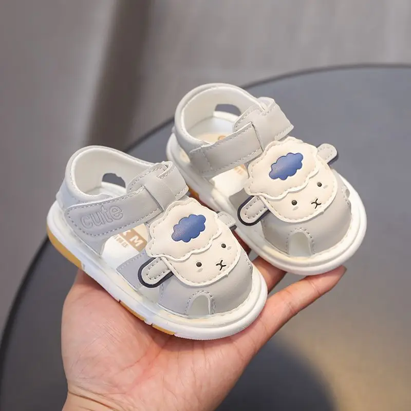 Summer Baby and Toddler Sandals Soft Sole Non Slip with Squeaker and Rubber Toe Cap for Boys and Girls
Summer Baby and Toddler Sandals Soft Sole Non Slip with Squeaker and Rubber Toe Cap for Boys and Girls