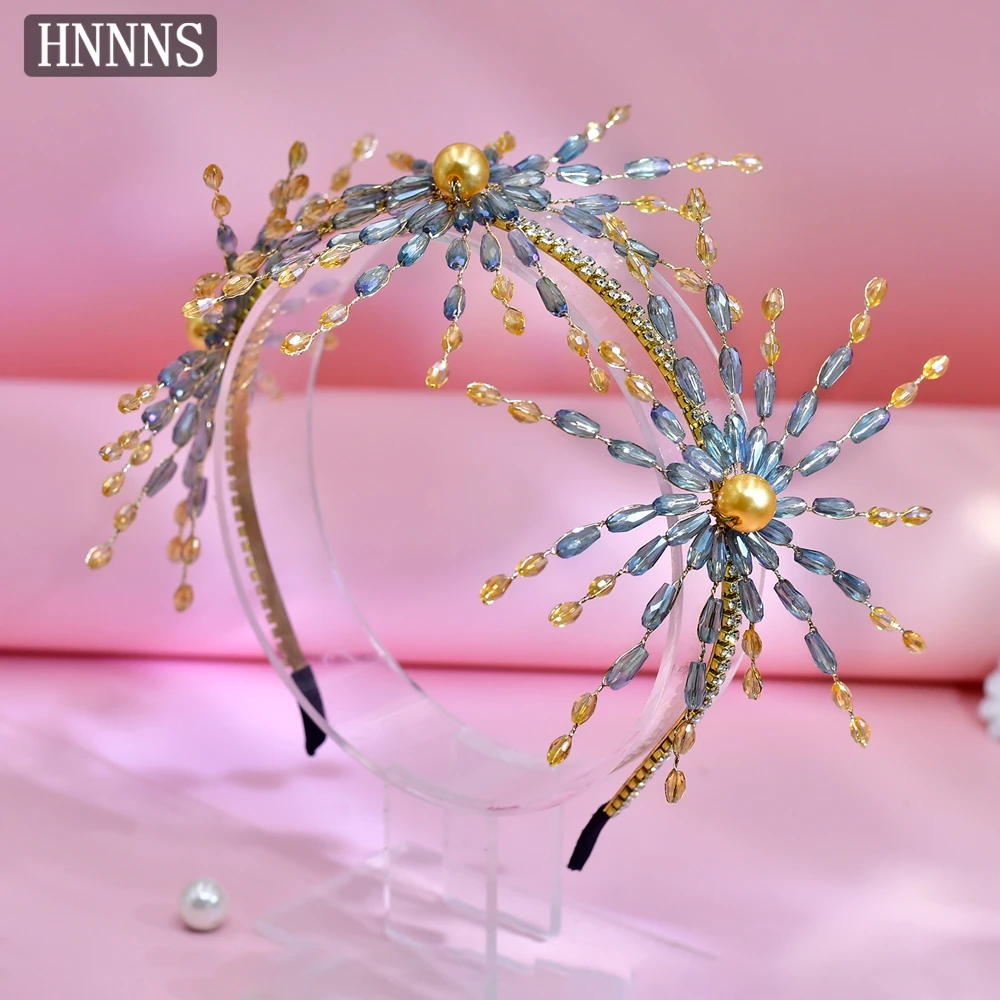 HNNNS Blue Crystal Fashion Hairband Romantic Bridal Wedding Headband for Elegant Ladies Summer Party Jewelry Headdress A299
HNNNS Blue Crystal Fashion Hairband Romantic Bridal Wedding Headband for Elegant Ladies Summer Party Jewelry Headdress A299