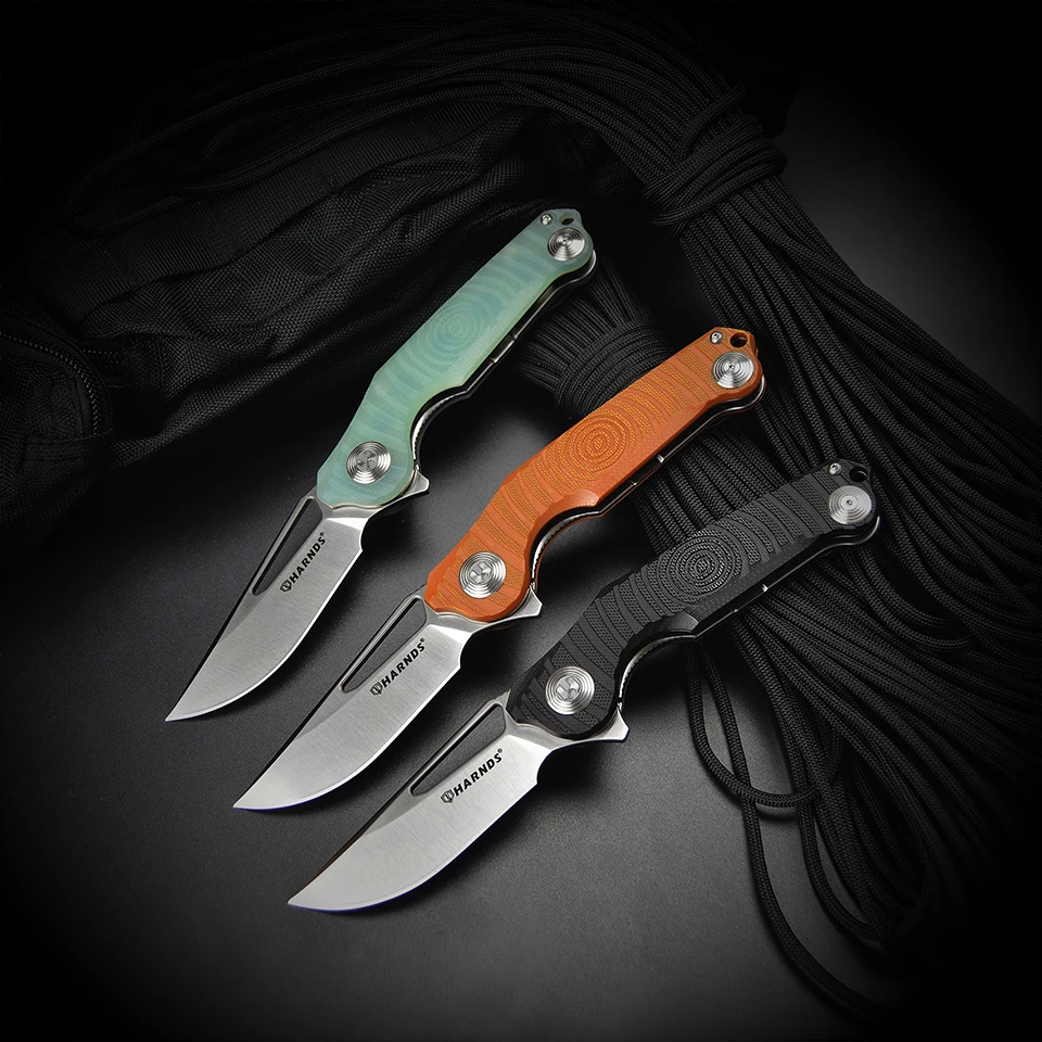 Harnds Time Hunting Folding Knife with Sandvik 14C28N Steel Blade Pocket Knife with G10 Handle Camping Knife with Pocket Clip
Harnds Time Hunting Folding Knife with Sandvik 14C28N Steel Blade Pocket Knife with G10 Handle Camping Knife with Pocket Clip