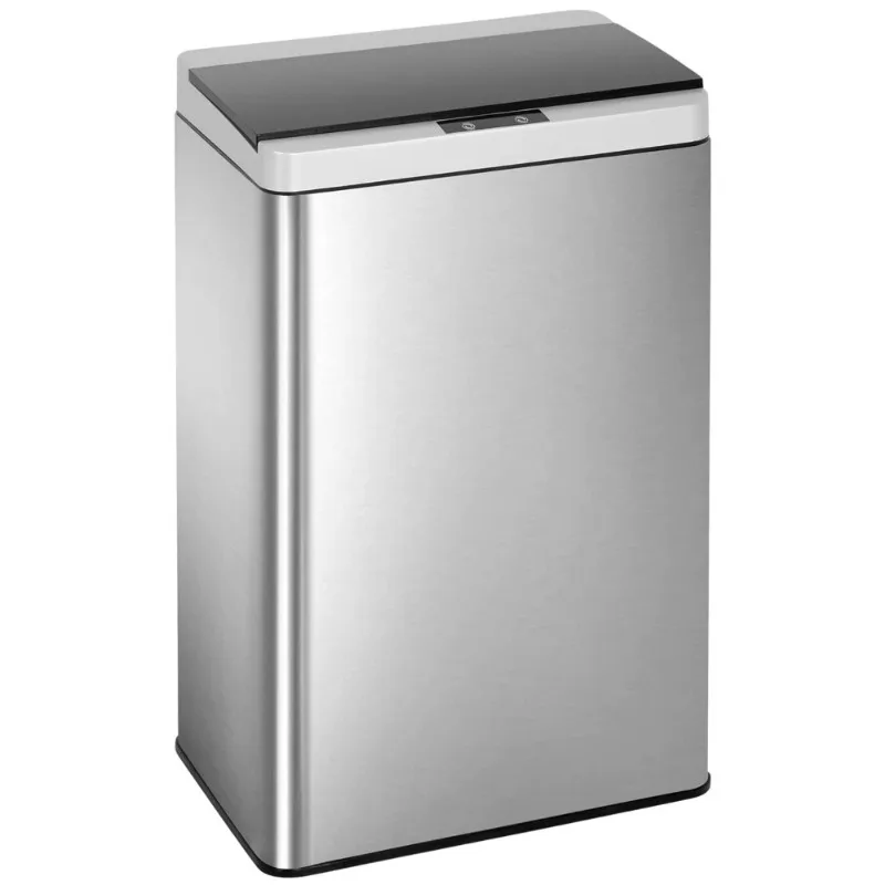 Automatic Sensor Kitchen Trash Can 13 Gallon 50L Touch Free Stainless Steel Waste Bin with Lid for Home Office Bathroom
Automatic Sensor Kitchen Trash Can 13 Gallon 50L Touch Free Stainless Steel Waste Bin with Lid for Home Office Bathroom