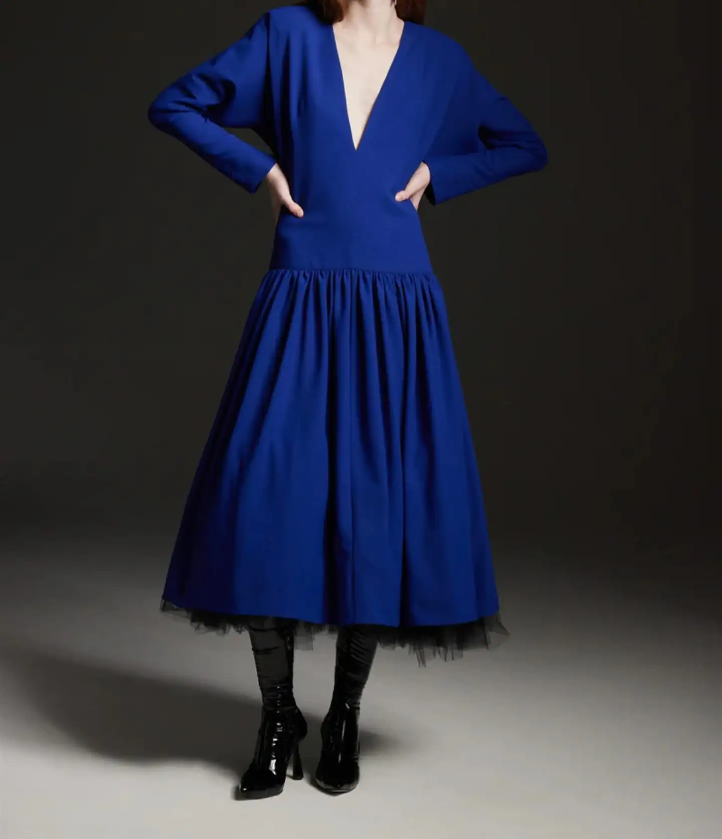 Customized Customized Delicate Jersey Evening Dresses High Quality Long Sleeves V-Neck Prom Dress Saudi Arabia 2025 Special Occa
Customized Customized Delicate Jersey Evening Dresses High Quality Long Sleeves V-Neck Prom Dress Saudi Arabia 2025 Special Occa