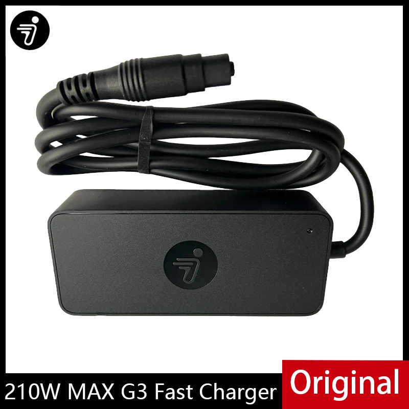 Original 210W Fast Charger Adapter for Ninebot MAX G3 Electric Scooter Parts 53.6V 3.9A Li-ion Battery Power Charger
Original 210W Fast Charger Adapter for Ninebot MAX G3 Electric Scooter Parts 53.6V 3.9A Li-ion Battery Power Charger