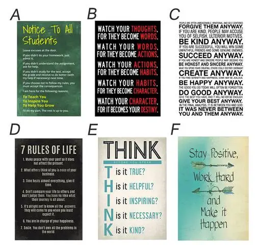 Stay Positive Work Hard And Make It Happen inspirational Motivational quotes Print Art Canvas Poster For Living Room Decor Home
Stay Positive Work Hard And Make It Happen inspirational Motivational quotes Print Art Canvas Poster For Living Room Decor Home