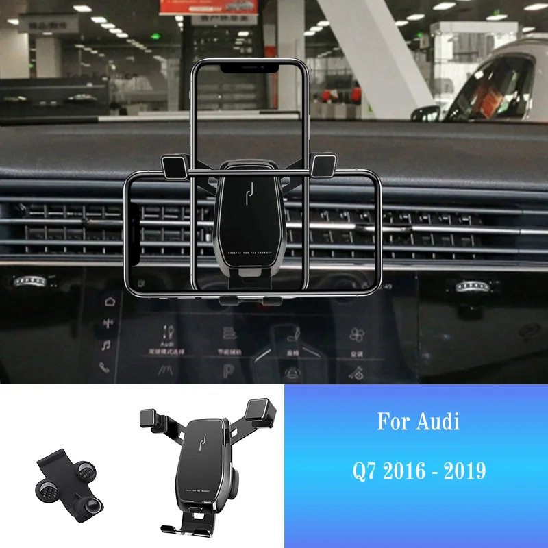 Car Mobile Phone Holder for Audi Q7 2016-2019 Q7 Q8 2020 Smartphone Mount Car Styling Bracket GPS Stand Rotatable Support
Car Mobile Phone Holder for Audi Q7 2016-2019 Q7 Q8 2020 Smartphone Mount Car Styling Bracket GPS Stand Rotatable Support