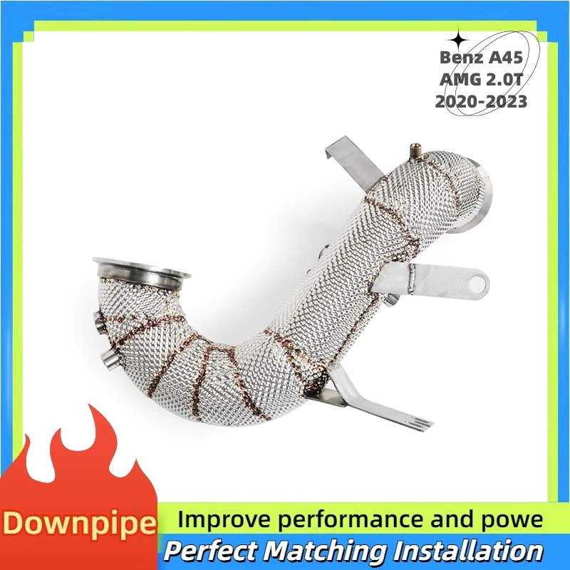 For Mercedes Benz A45 AMG 2.0T 2020-2023 high-performance exhaust downpipe stainless steel exhaustpipe
For Mercedes Benz A45 AMG 2.0T 2020-2023 high-performance exhaust downpipe stainless steel exhaustpipe