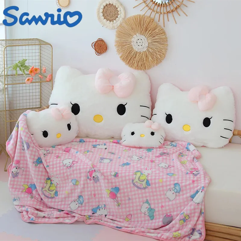 Sanrio Hello Kitty Plush Toys Anime Peripherals Hello Kitty Pillow Blanket Kt Cat Stuffed Dolls Cushion For Kids Birthday Gift
Sanrio Hello Kitty Plush Toys Anime Peripherals Hello Kitty Pillow Blanket Kt Cat Stuffed Dolls Cushion For Kids Birthday Gift